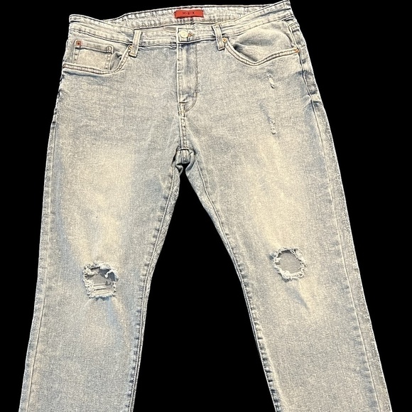 MBX Men's Slim Fit Stretch Jeans - Picture 1 of 11